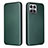 Leather Case Stands Flip Cover Holder L02Z for Huawei Honor X8 4G Green