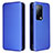 Leather Case Stands Flip Cover Holder L02Z for Huawei Mate X2 Blue