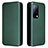 Leather Case Stands Flip Cover Holder L02Z for Huawei Mate X2 Green