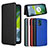 Leather Case Stands Flip Cover Holder L02Z for Motorola Moto E13