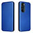 Leather Case Stands Flip Cover Holder L02Z for Motorola Moto Edge Plus (2022) 5G Blue