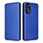 Leather Case Stands Flip Cover Holder L02Z for Motorola Moto G 5G (2022) Blue