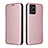 Leather Case Stands Flip Cover Holder L02Z for Motorola Moto G Stylus (2023) 4G Rose Gold