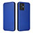 Leather Case Stands Flip Cover Holder L02Z for Motorola Moto G54 5G Blue