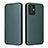 Leather Case Stands Flip Cover Holder L02Z for Motorola Moto G54 5G Green