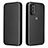 Leather Case Stands Flip Cover Holder L02Z for Motorola Moto G71 5G Black