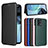 Leather Case Stands Flip Cover Holder L02Z for Motorola Moto G72