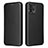 Leather Case Stands Flip Cover Holder L02Z for Motorola Moto G72 Black