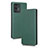 Leather Case Stands Flip Cover Holder L02Z for Motorola Moto X40 5G Green