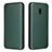 Leather Case Stands Flip Cover Holder L02Z for Nokia C01 Plus Green