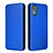 Leather Case Stands Flip Cover Holder L02Z for Nokia C02 Blue