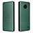 Leather Case Stands Flip Cover Holder L02Z for Nokia C10 Green