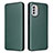 Leather Case Stands Flip Cover Holder L02Z for Nokia G60 5G Green