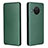 Leather Case Stands Flip Cover Holder L02Z for Nokia X20 Green