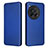 Leather Case Stands Flip Cover Holder L02Z for OnePlus 12 5G Blue