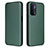 Leather Case Stands Flip Cover Holder L02Z for OnePlus Nord N200 5G Green