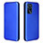 Leather Case Stands Flip Cover Holder L02Z for Oppo A16s Blue