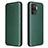 Leather Case Stands Flip Cover Holder L02Z for Oppo A94 4G Green