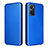 Leather Case Stands Flip Cover Holder L02Z for Oppo A96 4G Blue