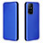 Leather Case Stands Flip Cover Holder L02Z for Oppo F19 Pro+ Plus 5G Blue
