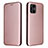 Leather Case Stands Flip Cover Holder L02Z for Oppo Find X3 5G Rose Gold