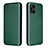 Leather Case Stands Flip Cover Holder L02Z for Oppo Find X3 Pro 5G Green