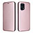 Leather Case Stands Flip Cover Holder L02Z for Oppo Find X5 Pro 5G Rose Gold