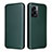 Leather Case Stands Flip Cover Holder L02Z for Oppo K10 5G India Green