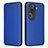 Leather Case Stands Flip Cover Holder L02Z for Oppo Reno11 Pro 5G Blue