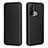 Leather Case Stands Flip Cover Holder L02Z for Oppo Reno5 A Black