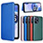 Leather Case Stands Flip Cover Holder L02Z for Realme C35