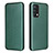 Leather Case Stands Flip Cover Holder L02Z for Realme GT Master 5G Green