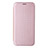 Leather Case Stands Flip Cover Holder L02Z for Realme V11 5G Rose Gold