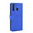 Leather Case Stands Flip Cover Holder L02Z for Samsung Galaxy A21 Blue