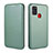 Leather Case Stands Flip Cover Holder L02Z for Samsung Galaxy A21s Green