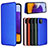 Leather Case Stands Flip Cover Holder L02Z for Samsung Galaxy A22 5G
