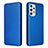 Leather Case Stands Flip Cover Holder L02Z for Samsung Galaxy A23 4G Blue