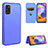 Leather Case Stands Flip Cover Holder L02Z for Samsung Galaxy A31 Blue