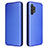 Leather Case Stands Flip Cover Holder L02Z for Samsung Galaxy A32 4G Blue