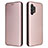 Leather Case Stands Flip Cover Holder L02Z for Samsung Galaxy A32 4G Rose Gold