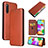 Leather Case Stands Flip Cover Holder L02Z for Samsung Galaxy A41 SC-41A