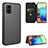 Leather Case Stands Flip Cover Holder L02Z for Samsung Galaxy A51 4G Black