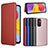 Leather Case Stands Flip Cover Holder L02Z for Samsung Galaxy M13 4G