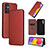 Leather Case Stands Flip Cover Holder L02Z for Samsung Galaxy M13 4G