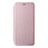 Leather Case Stands Flip Cover Holder L02Z for Samsung Galaxy M33 5G Rose Gold