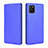 Leather Case Stands Flip Cover Holder L02Z for Samsung Galaxy M60s Blue