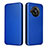 Leather Case Stands Flip Cover Holder L02Z for Sharp Aquos R7 Blue