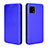 Leather Case Stands Flip Cover Holder L02Z for Sharp Aquos Sense4 Blue