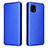 Leather Case Stands Flip Cover Holder L02Z for Sharp Aquos Sense6 Blue