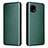 Leather Case Stands Flip Cover Holder L02Z for Sharp Aquos Sense6 Green